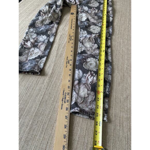 7 For All Mankind Floral Skinny Ankle Jeans Women’s Size 26 - Picture 3 of 11
